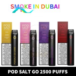 Pod Salt Go 2500 Puffs Disposable Vape - View 2 - Buy in Dubai