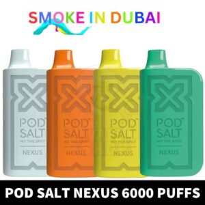 POD SALT Nexus 6000 Puffs 20mg Disposable Vape in Dubai, UAE - View 2 - Buy in Dubai