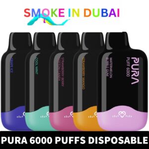 PURA 6000 Puffs 20MG Disposable Vape - View 2 - Buy in Dubai