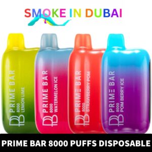 Prime Bar 8000 Puffs 50mg Disposable Vape - View 2 - Buy in Dubai