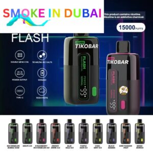TIKOBAR Flash 15000 Puffs 5% Nicotine Disposable Vape - View 2 - Buy in Dubai