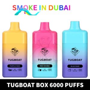 Tugboat Box 6000 Puffs Rechargeable Disposable Vape - View 2 - Buy in Dubai