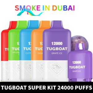 TUGBOAT SUPER KIT 24000 PUFFS 5% NICOTINE DISPOSABLE VAPE - View 2 - Buy in Dubai