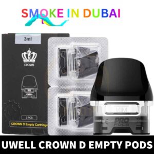 UWELL Crown D Empty Pods 3ml Replacement Pod Cartridge in Dubai, UAE - View 2 - Buy in Dubai