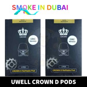 UWELL Crown D Refillable Pods 2ML Replacement Pod Cartridge in Dubai - View 2 - Buy in Dubai