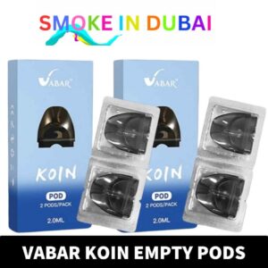 VABAR Koin Empty Replacement Pod Cartridge 2ml (2 PCS) in Dubai, UAE - View 2 - Buy in Dubai