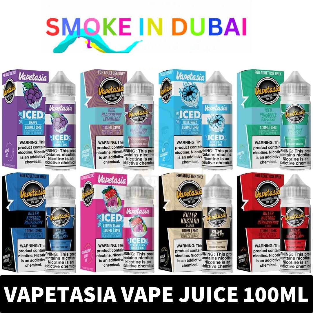 VAPETASIA Vape Juice 100ML 3MG E-Liquid in Dubai - View 3 - Buy in Dubai