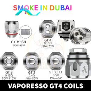 VAPORESSO GT-4 CORE COILS for NRG Tank - View 2 - Buy in Dubai