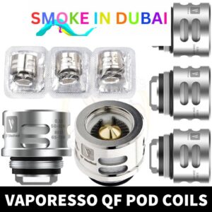VAPORESSO QF REPLACEMENT COILS-3PC/PAC SKRR - View 2 - Buy in Dubai