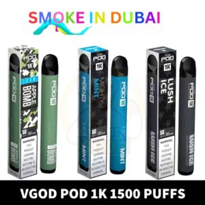 Vgod Pod 1k 1500 Puffs Disposable Vape In UAE - View 2 - Buy in Dubai