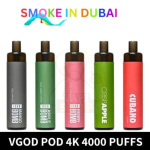 Vgod Pod 4k 4000 Puffs 20MG & 50MG Disposable Vape In UAE - View 2 - Buy in Dubai