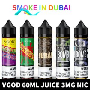 Vgod 60ml E Liquid 3MG E Juice – Vape Juice in Dubai - View 2 - Buy in Dubai