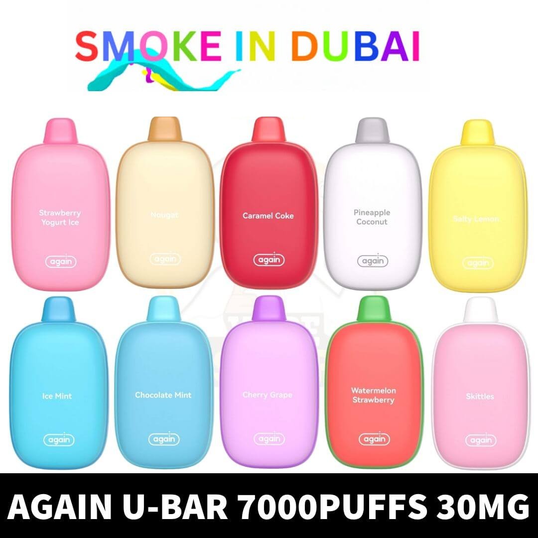 Again U Bar 7000 Puffs Disposable Rechargeable Vape In Dubai - View 3 - Buy in Dubai