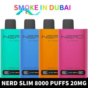 Nerd Slim 8000 Puffs 20MG Nicotine Disposable Vape - View 2 - Buy in Dubai